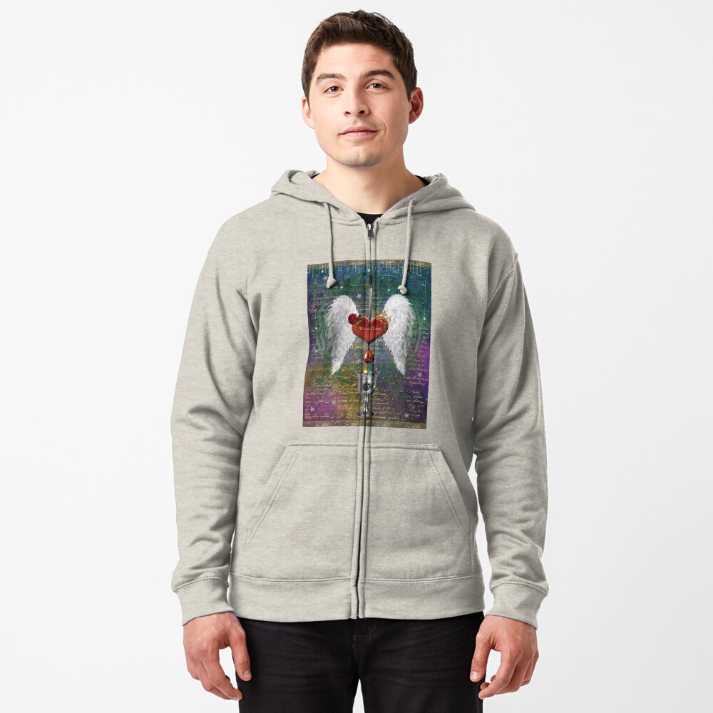Item preview, Zipped Hoodie designed and sold by PurplePeacock.