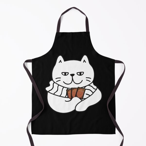 Smug Magic the Cattering 3a - White / Black Apron