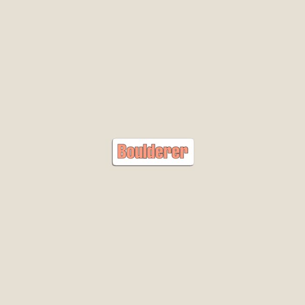 Item preview, Pink Boulderer Sticker designed and sold by Madeline Hollar.