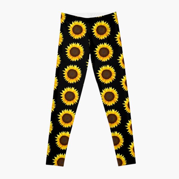 Sunflower - Black Leggings