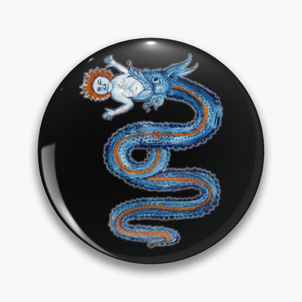 Item preview, Il biscione melanese / the milanese big serpent (dark version) designed and sold by ArcheoNerd.