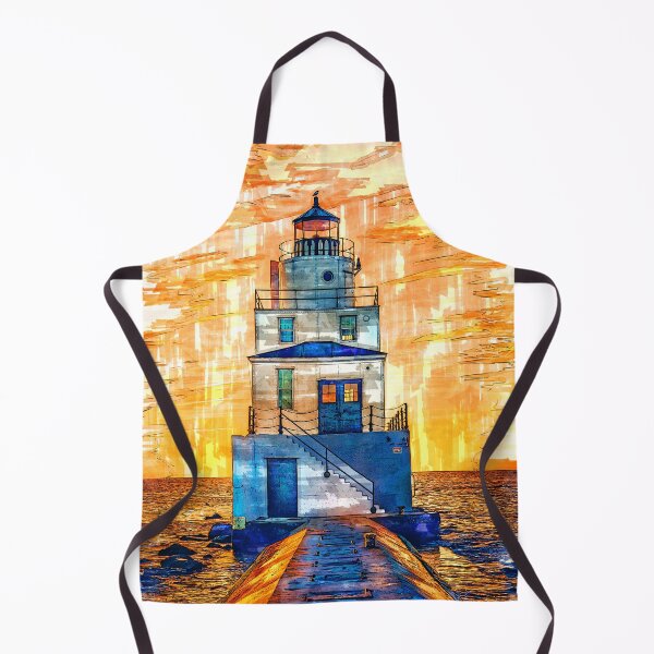 Item preview, Lighthouse Sunset USA - For Lighthouse Lovers designed and sold by ColortrixArt.