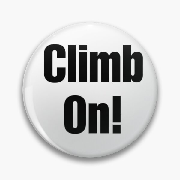 Item preview, Climb On Rock Climbing Sticker designed and sold by Madeline Hollar.