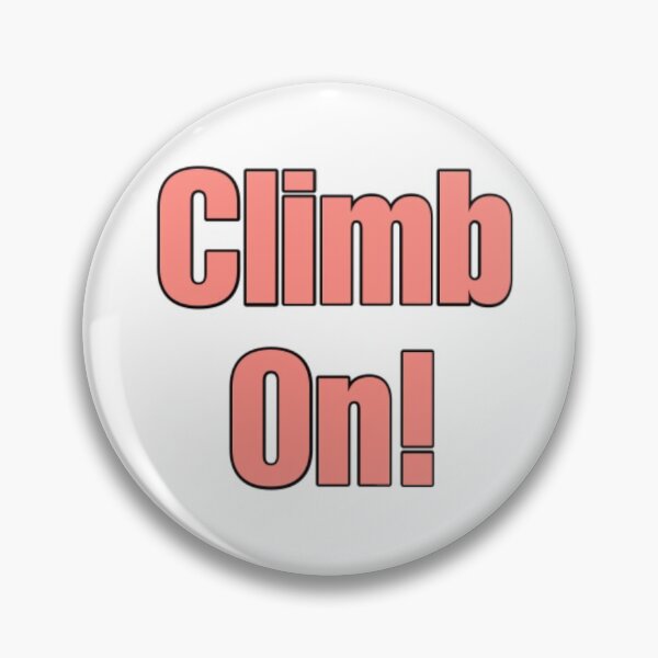 Item preview, Pink Climb On Rock Climbing Sticker designed and sold by Madeline Hollar.