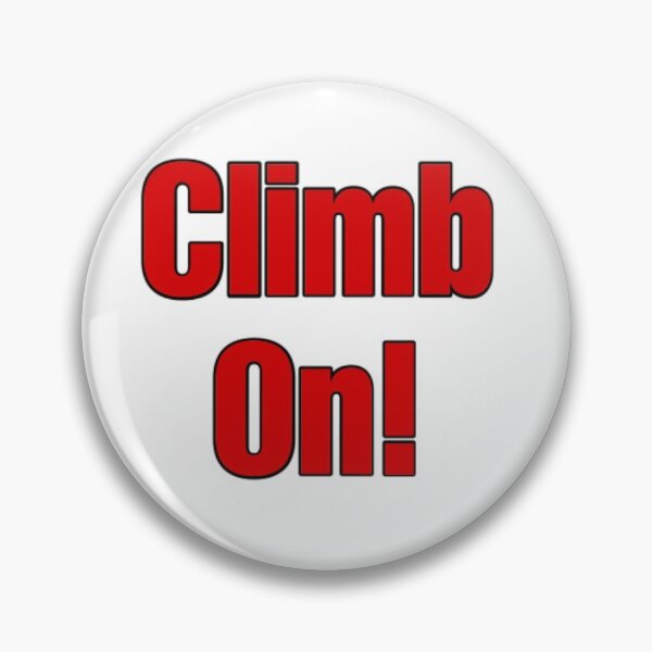Item preview, Red Climb On Rock Climbing Sticker designed and sold by Madeline Hollar.