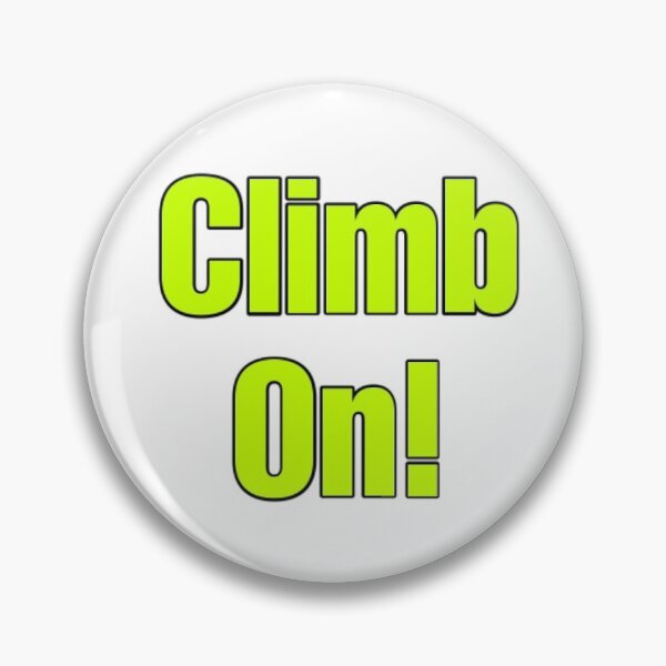 Item preview, Green Climb On Rock Climbing Sticker designed and sold by Madeline Hollar.