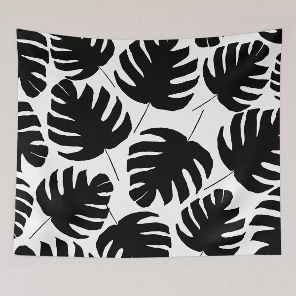 Item preview, Black & White Monstera designed and sold by amayabrydon.