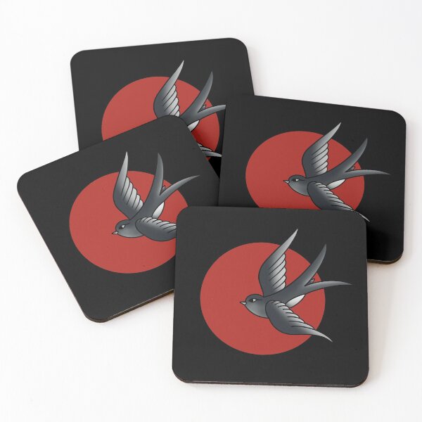 Item preview, Traditional Swallow Tattoo designed and sold by hugoncalves.