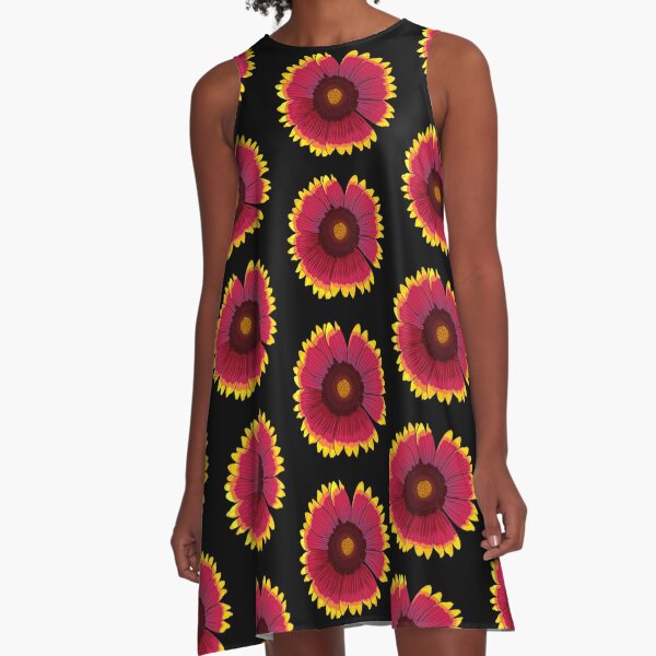 Arizona Sun - Black A-Line Dress