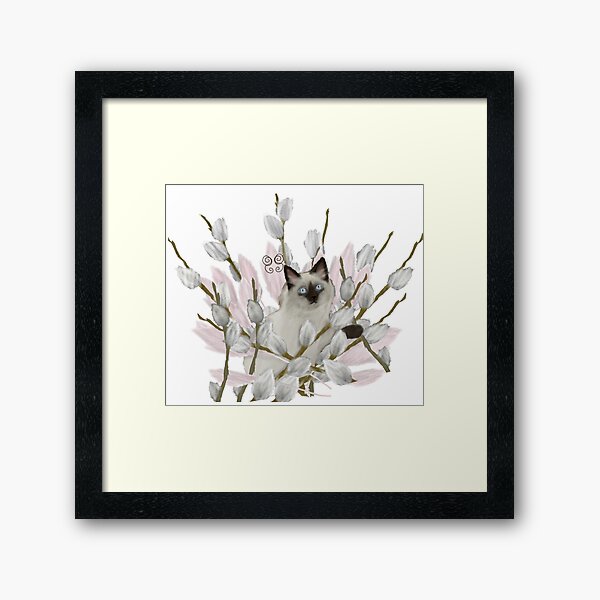 Bunny tail Framed Art Print