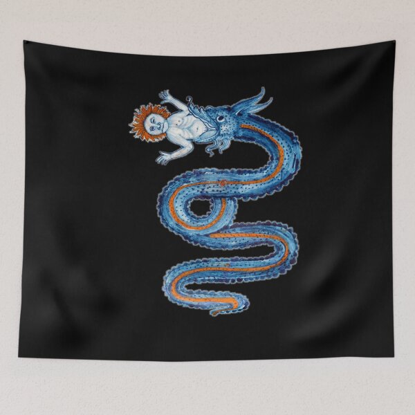 Item preview, Il biscione melanese / the milanese big serpent (dark version) designed and sold by ArcheoNerd.