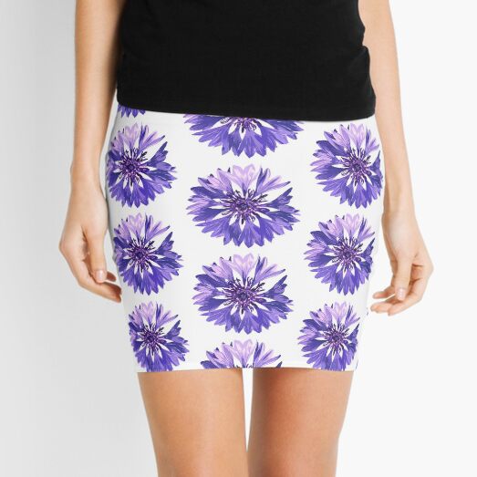 Mountain Cornflower Mini Skirt