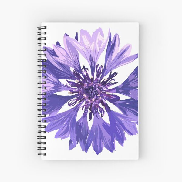Mountain Cornflower Spiral Notebook