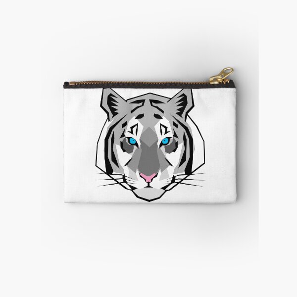 Item preview, White Tiger Geometric Art designed and sold by WildByNature.