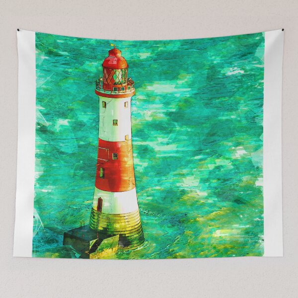 Item preview, Lighthouse In Eastbourne UK - For Lighthouse Lovers designed and sold by ColortrixArt.