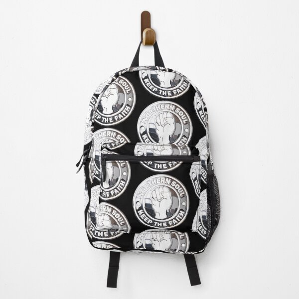 Item preview, Northern Soul Keep The Faith in chrome and white designed and sold by fatbanana.