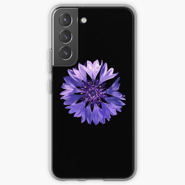 Mountain Cornflower - Black Samsung Galaxy Soft Case