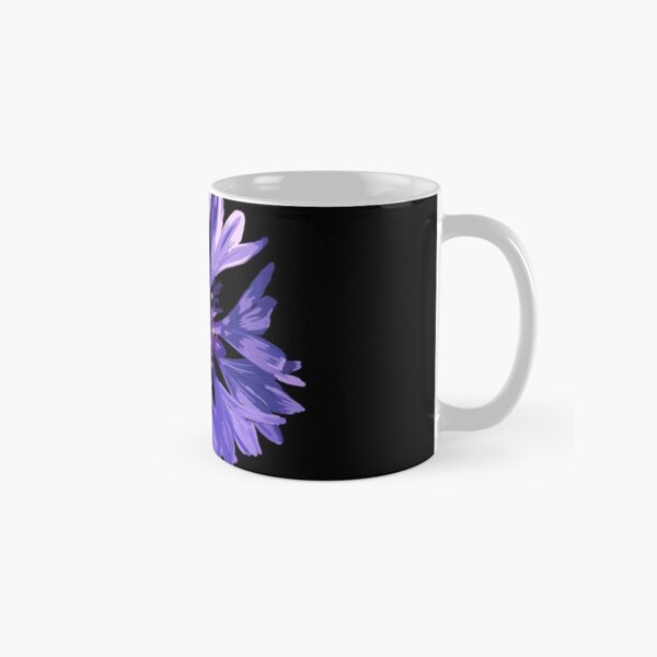 Mountain Cornflower - Black Classic Mug