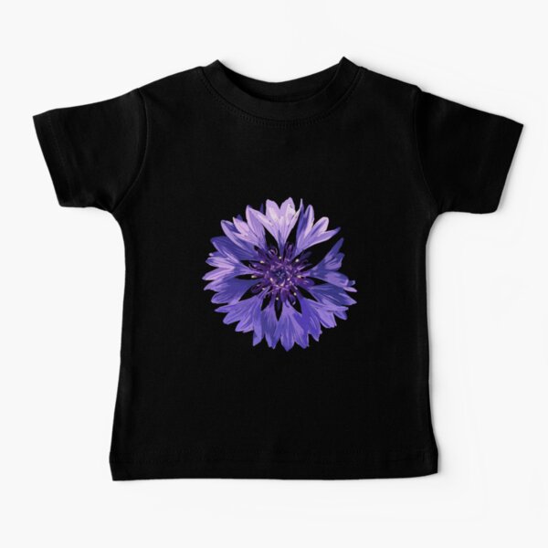 Mountain Cornflower - Black  Baby T-Shirt