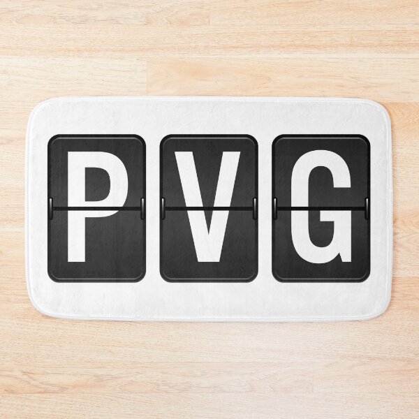 Artikelvorschau, PVG - Shanghai Flughafencode entworfen und verkauft von mattpanta.
