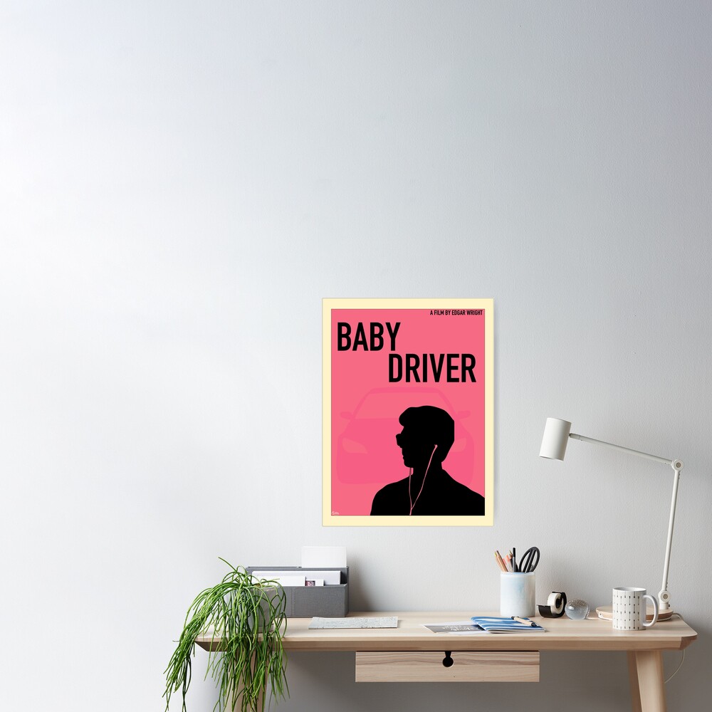 Minimalist Movie Art for Baby Driver Poster for Sale by Goldsun12