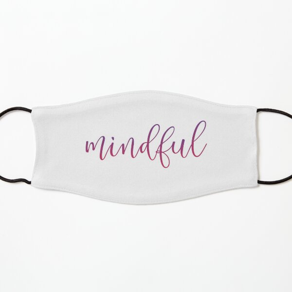 Mindful cursive lettering inspirational typography