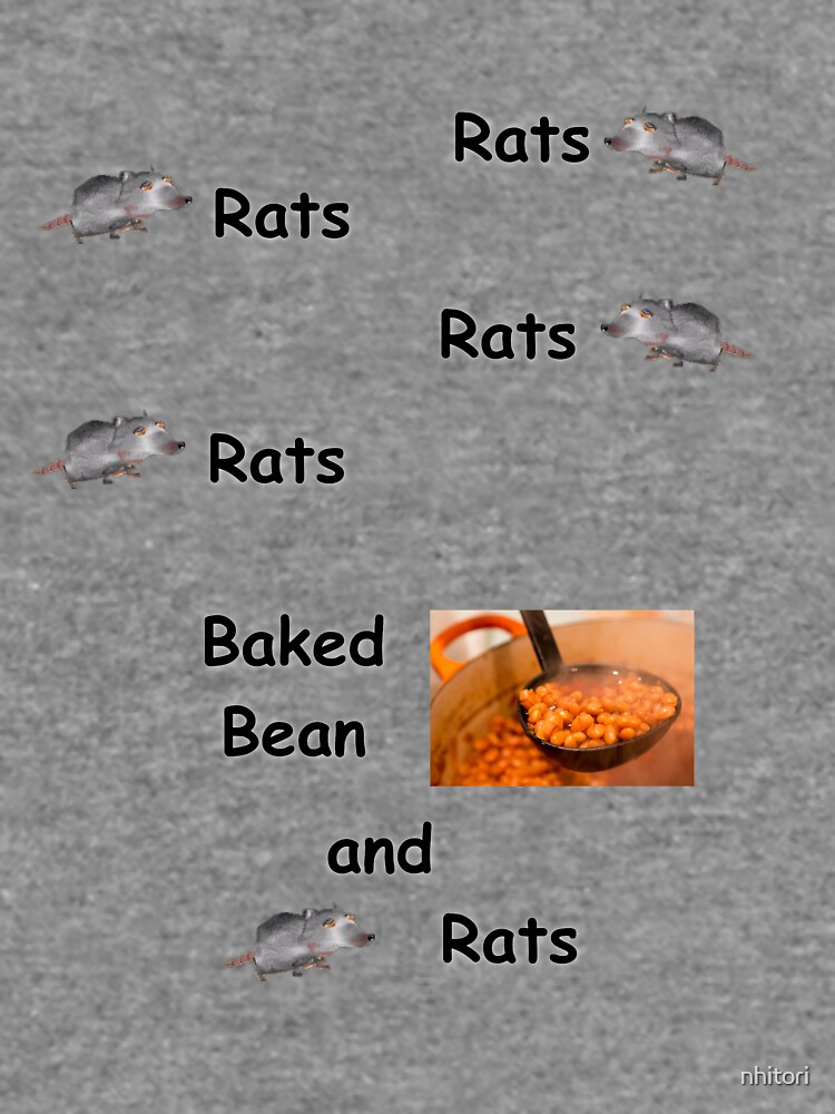 "rats rats rats rats baked bean and rats jerma slogan tshirt
