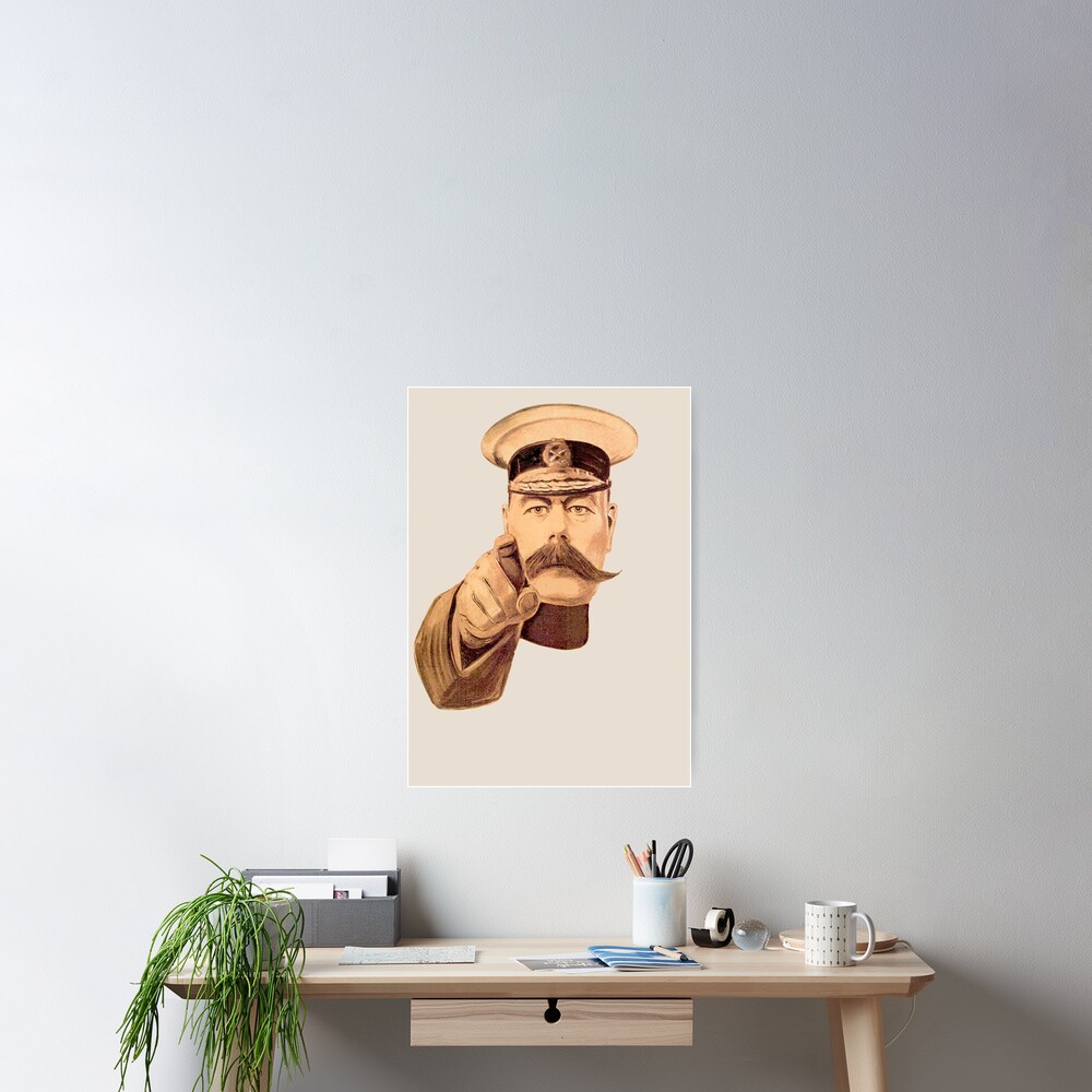 "Lord Kitchener" Poster for Sale by MurrayMint Redbubble