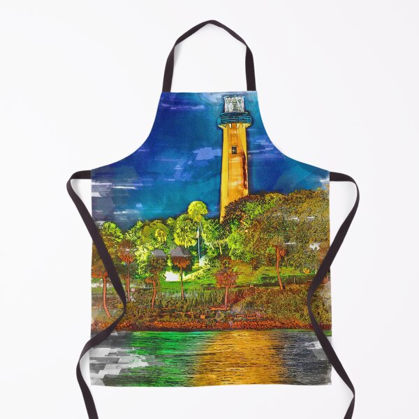 Item preview, Lighthouse Moonlight Florida USA - For Lighthouse Lovers designed and sold by ColortrixArt.