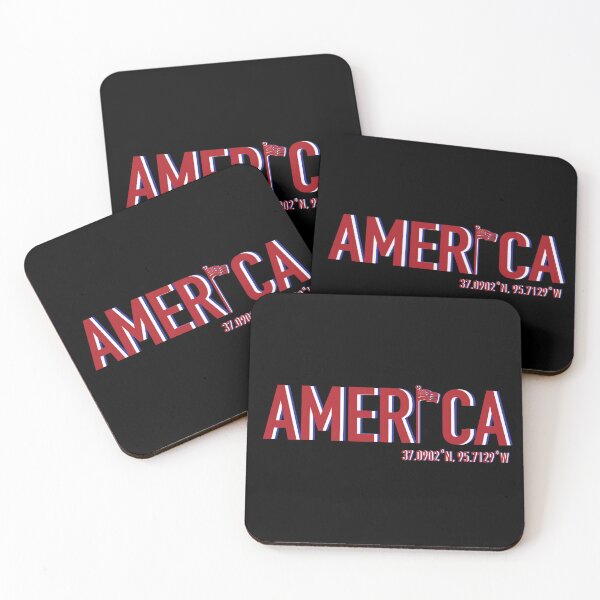 Item preview, AMERICA: U.S.A. FLAG (Red, White, and Blue Ed.) designed and sold by H-Capsaicin.