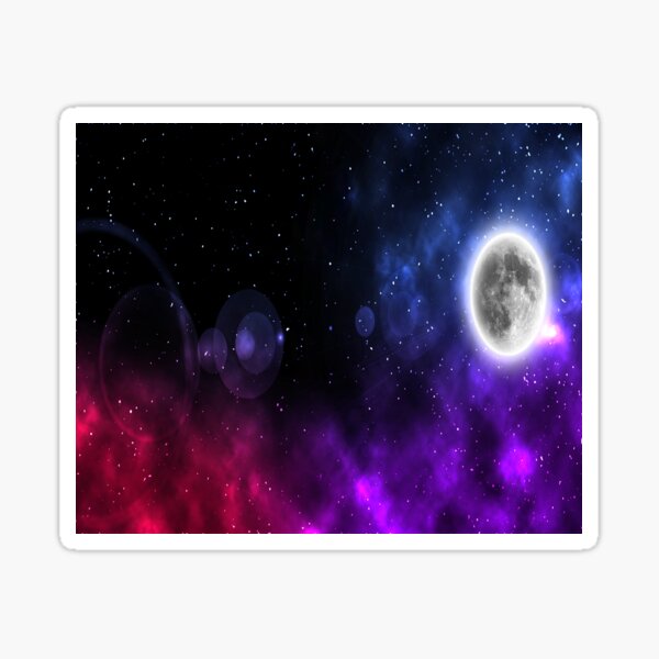 Artikel-Vorschau von GALAXIE MIT EINEM VOLLMOND, designt und verkauft von Eman Abou Ghazy.