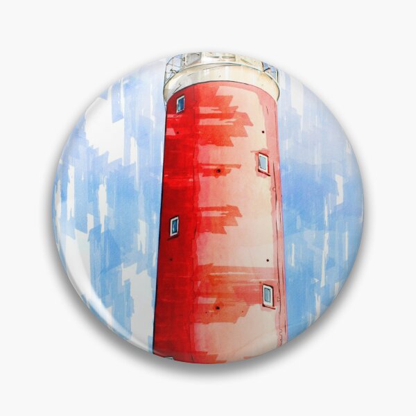 Item preview, Lighthouse In Netherlands - For Lighthouse Lovers designed and sold by ColortrixArt.