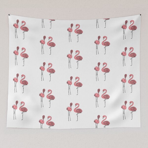 Item preview, Flamingo Doodle designed and sold by ohmyguacamole.