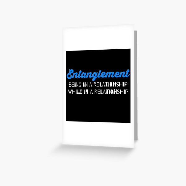 Entangled Web Greeting Card