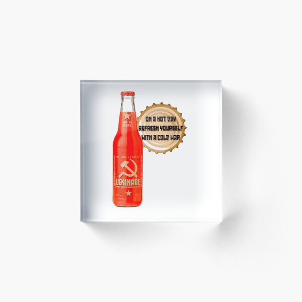 Leninade Communist Drink Acrylic Block