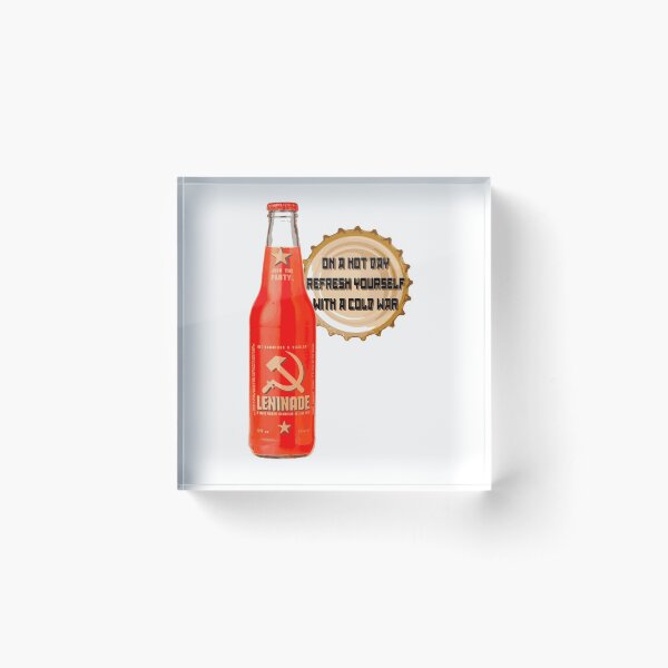 Leninade Communist Drink Acrylic Block
