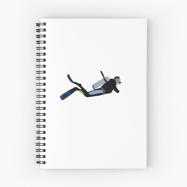 Item preview, Silhouette of Scuba Diver Sticker designed and sold by Abbygcarter.