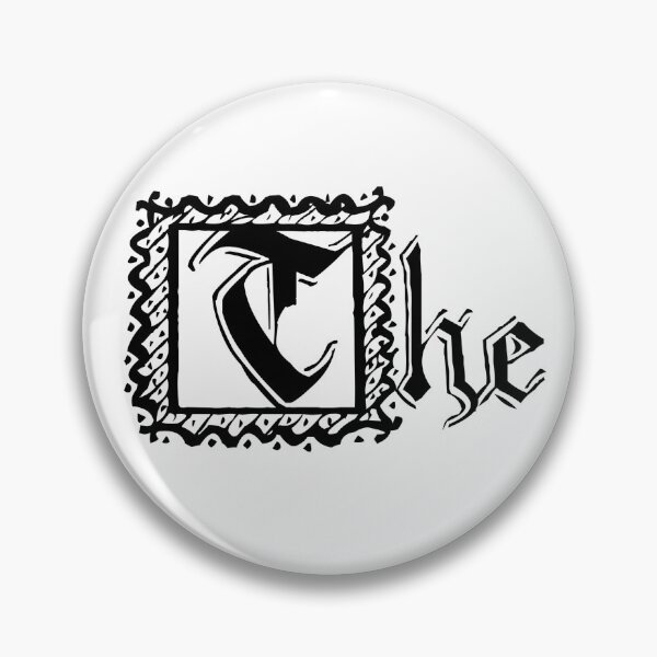 Item preview, "The" Ornate Fancy Gothic Text Design designed and sold by lmzgraphics.