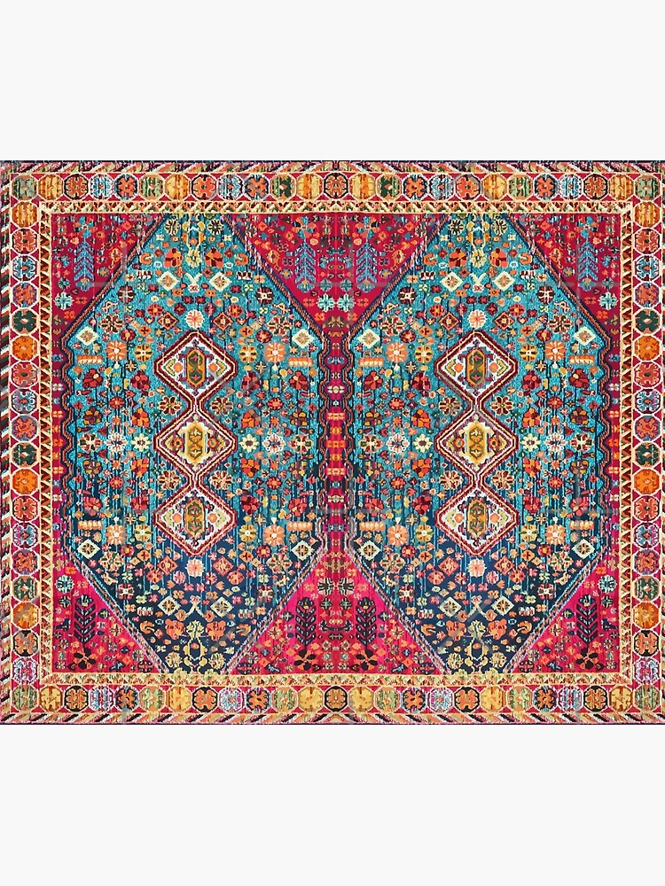 Oriental Colored Traditional Antique Moroccan Style Fabric Design by Arteresting