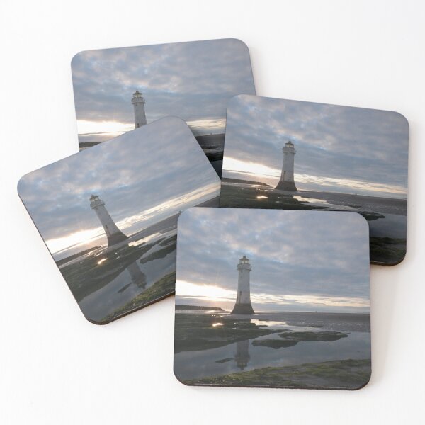 Item preview, Sunset Over New Brighton Lighthouse ,Wirral,Merseyside.England. designed and sold by ALEXANDER  STEPHEN PEMBERTON.