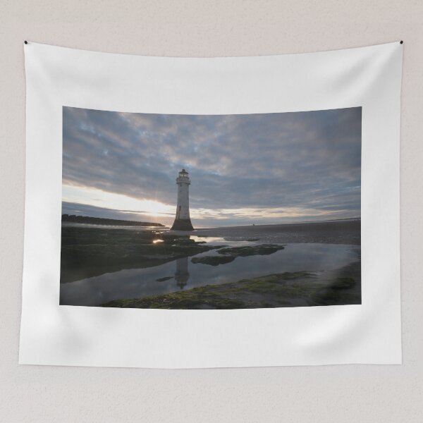 Item preview, Sunset Over New Brighton Lighthouse ,Wirral,Merseyside.England. designed and sold by ALEXANDER  STEPHEN PEMBERTON.