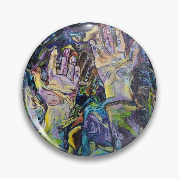 Item preview, Interdimensional Hands | A Psychedelic Inspired Painting designed and sold by Jacob la Cour.