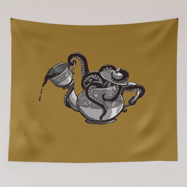 Item preview, Tentacle Tea designed and sold by Strange Familiar Art & Design.