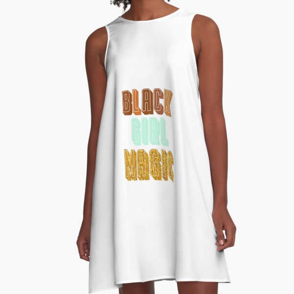 Black Girl Magic A-Line Dress