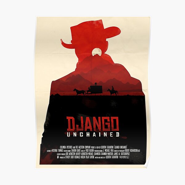 Django Unchained Alternative Poster Poster