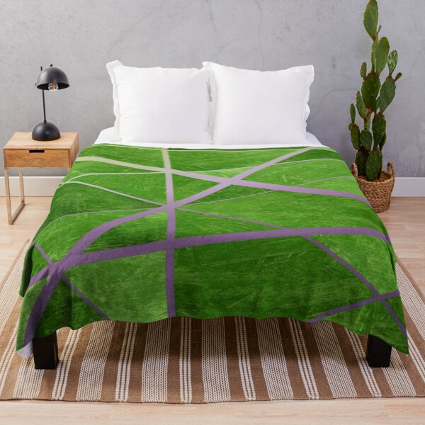 Item preview, Abstract green design with purple beige stripes.  decorating, glitter designed and sold by jayne0524.