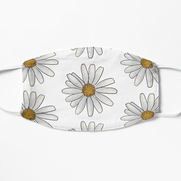 Oxeye Daisy Flat Mask
