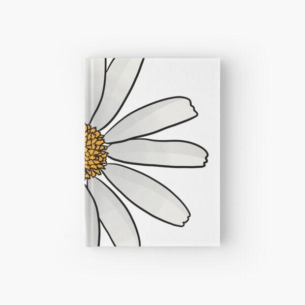Oxeye Daisy Hardcover Journal