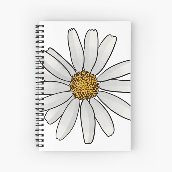 Oxeye Daisy Spiral Notebook