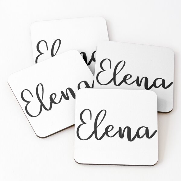 Item preview, Elena Gilbert simple calligraphy sticker  designed and sold by Artbymanu.